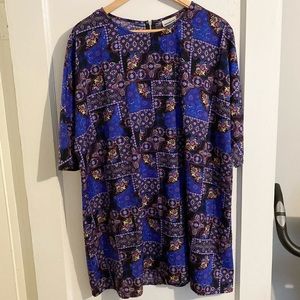 NWOT Bold Bright Mini Dress